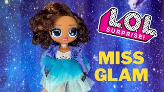 LOL Surprise OMG doll Miss Glam Unboxing and Hair Makeover !