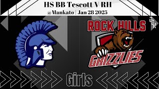 Hs Girls BB Tescott Trojans at Rock Hills Grizzlies (Grizzly Sports Network)