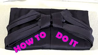 How to: Fold the hakama (袴) - Aikido Virtual Dojo