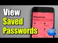 How to View Saved Passwords on iPhone (Best Method)