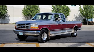 1992 Ford F250 Extended Cab Silber Rot