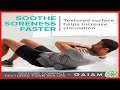 Gaiam Restore Compact Textured Foam Roller for Muscle Repair and Exercise