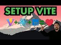 Setting up vite, React, TypeScript, eslint, prettier, vitest, testing-library and react-router