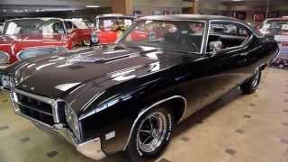 Walk Around \u0026 Start 1969 Buick Gran Sport Black #2552