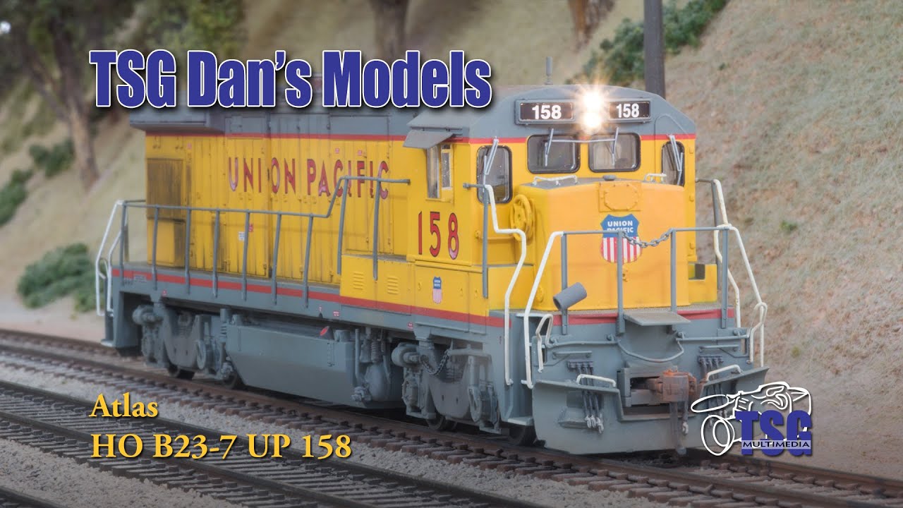 HO Scale DCC B23-7 Atlas Locomotive Dan's Models - YouTube