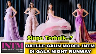 Tampilan Gaun Model INTM Cycle 3, Di Gala Night Runway