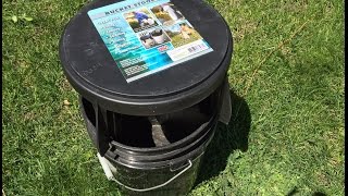 The Original Bucket Stool for Fishing, Camping, Gardening, Hunting, Tailgating, and Dorm Room