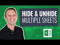 Hide And Unhide Multiple Sheets In Excel: Working with Macros