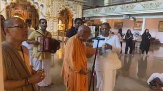 Guru puja at iskcon Montreal