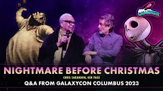 Nightmare before Christmas Cast Q&A | GalaxyCon Columbus 2023 | Chris Sarandon, Ken Page