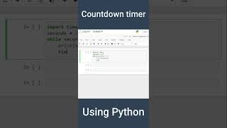 Countdown timer in python | Python