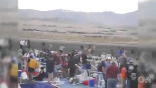 Closer Footage from Reno Air Show Crash 2011 - graphic -