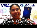 GCash Visa Card Reveal / How to Get and Activate the GCash Visa Card | Katrina Mae Aramain