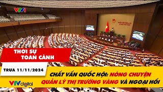 Thời sự toàn cảnh 11/11: Chất vấn Quốc hội: Nóng chuyện quản lý thị trường vàng và ngoại hối