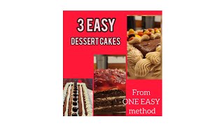 3 Easy Dessert Cakes | Frugal Living