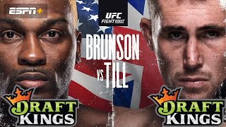 UFC Vegas 36 Draftkings Picks & Predictions | Brunson vs Till