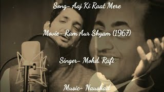 Best of Mohd Rafi || Aaj Ki Raat Mere Dil Ki Salaami Le Le by Rajiv ||