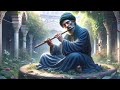 Amulet of Love | Rumi's Flute in a Blossoming Temple Garden