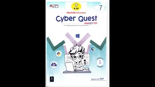 Kips Cyber Quest Computer Book, Grade 7- Python Chapter 8 PART 1