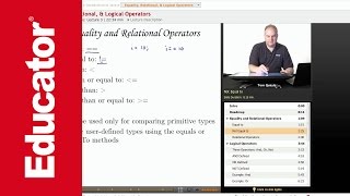 AP Computer Science: Equality, Relational & Logical Operators