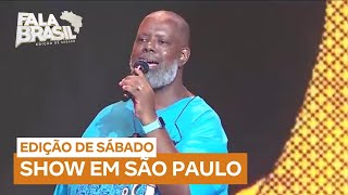 Péricles recebe artistas durante show especial no aniversário de São Paulo