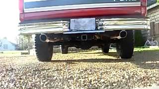 1995 Ford F150 5.8L true dual straight piped exhaust LOUD!!!