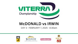 McDONALD vs IRWIN - 2025 Viterra Men's Championship (Day 3)