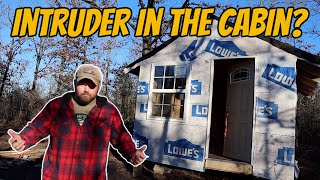 INTRUDER IN THE DIY TINY SHED STYLE HOUSE?