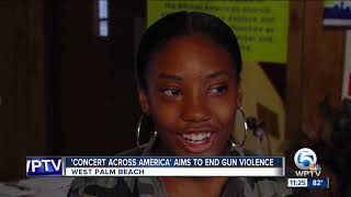 'Concert Across America' held in West Palm Beach, works to stop gun violence