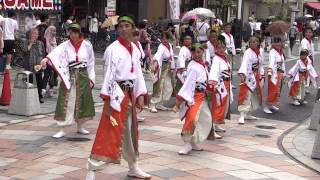 京都山城みつば家 【バサラ祭り】春日参道(下三条)パレード 2015.8.30