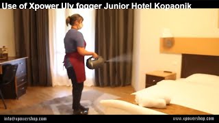 Use of Xpower Ulv fogger in Junior Hotel Resort and Spa Kopaonik Serbia #xpower#