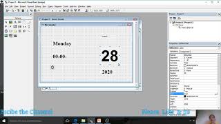How to create calendar in Visual Basic 6.0