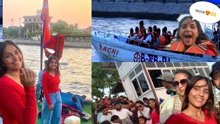 oh my god🤦!! First time boating experience but 😳!!! water park of nepalgunj