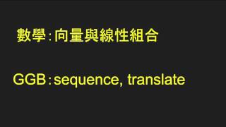 【介紹】用 Geogebra 製作幾何鋪磚（1／11）： sequence 與 translate