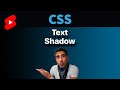 CSS Text Shadow Effect in 1 Minute - Tutorial for beginners #shorts
