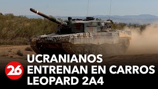 ESPAÑA | Ucranianos entrenan para combatir en carros de combate Leopard 2A4