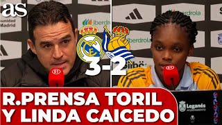 LINDA CAICEDO y ALBERTO TORIL, rueda de prensa COMPLETA de SUPERCOPA ESPAÑA