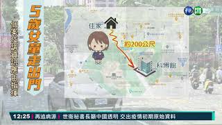 台中5歲童偷溜出門 科博館迷途爆哭｜華視新聞 20210716