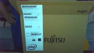 Unbox of Fujitsu T901  newest model of convertable laptop made by Fujitsu