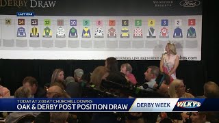 149th Kentucky Derby starting gate positions to be drawn during traditional 'pill pull'