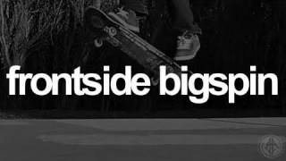 Frontside Bigspin: First-Person Skateboarding.