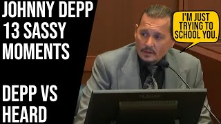 SASSY Johnny Depp- 13 Moments from Cross Examination | Johnny Depp vs Amber Heard Highlights