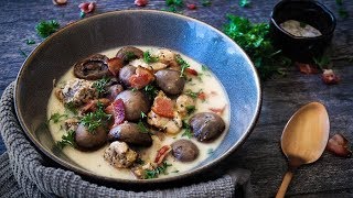Keto Recipe - Herb Chicken and Mushroom Stew