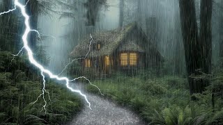 HEAVY RAIN AND THUNDER SOUNDS - DEEP SLEEP | Thunderstorm for Sleeping - Rain Sound Comfort #2