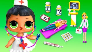 12 Miniature Dolls for LOL OMG and Barbie / Micro Hospital