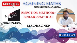 Bisection Method Scilab Code and Graphical Visualization