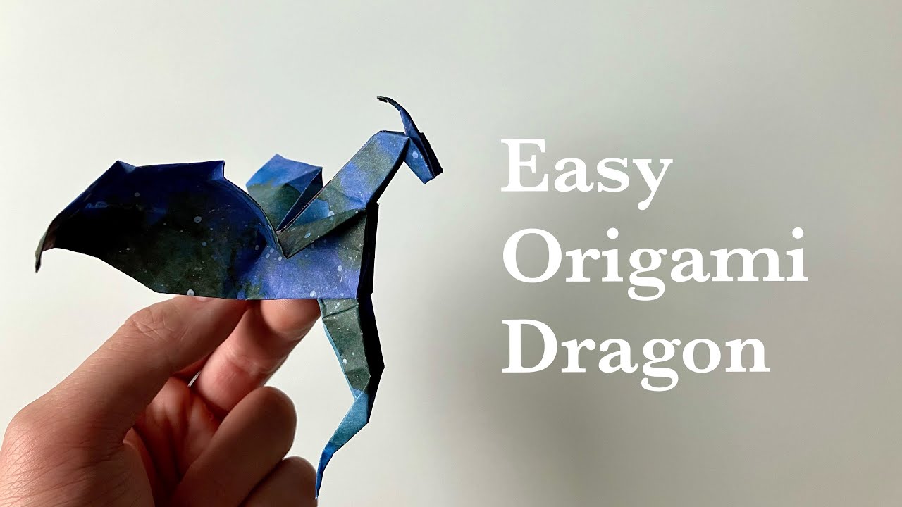 Easy Origami Dragon Youtube
