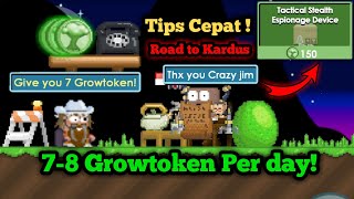 Dapatkan 7-8 Growtoken Per Hari ( Easy Token ) ! No Clickbait!!!