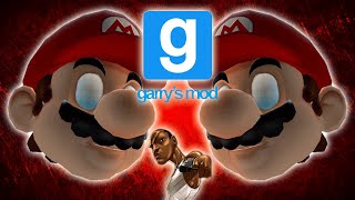 Gmod Sandbox Funny Moments - Big Mario Head Attacks San Andreas! (Garry's Mod)