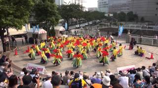 疾風乱舞 2013 飛天夢想 ハマこい グランモール公園円形広場1